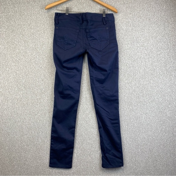 Lilly Pulitzer Worth skinny pant navy blue size 2 beachy preppy minimalist - Picture 13 of 15